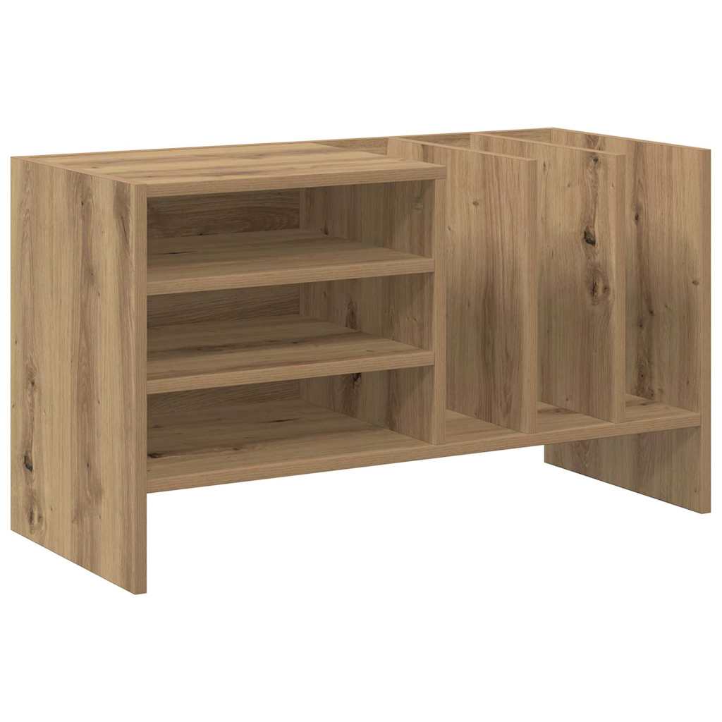 Platenkast Artisan Eiken 78.5 x 35 x 45 cm Bewerkt hout is nu te koop bij PeponiXL, paradijselijk wonen!
