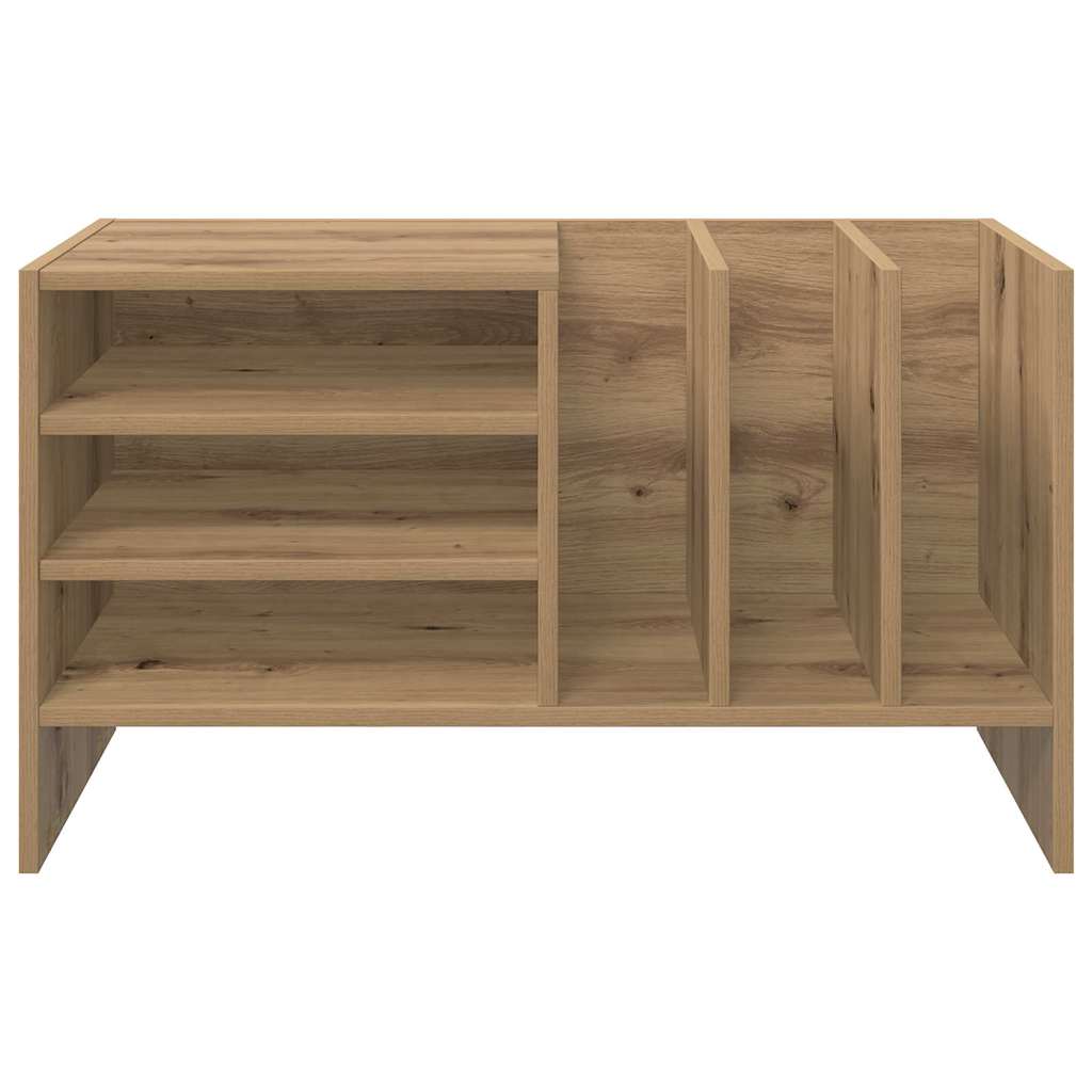 Platenkast Artisan Eiken 78.5 x 35 x 45 cm Bewerkt hout is nu te koop bij PeponiXL, paradijselijk wonen!