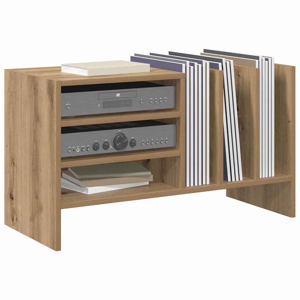 Platenkast Artisan Eiken 78.5 x 35 x 45 cm Bewerkt hout is nu te koop bij PeponiXL, paradijselijk wonen!