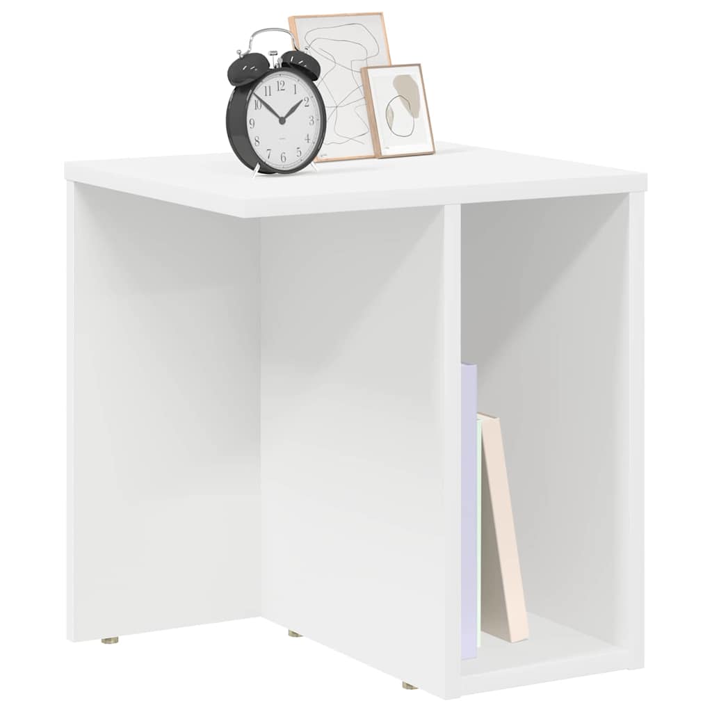 Bijzettafel 2 pcs Wit 37 x 32 x 40 cm Bewerkt hout is nu te koop bij PeponiXL, paradijselijk wonen!