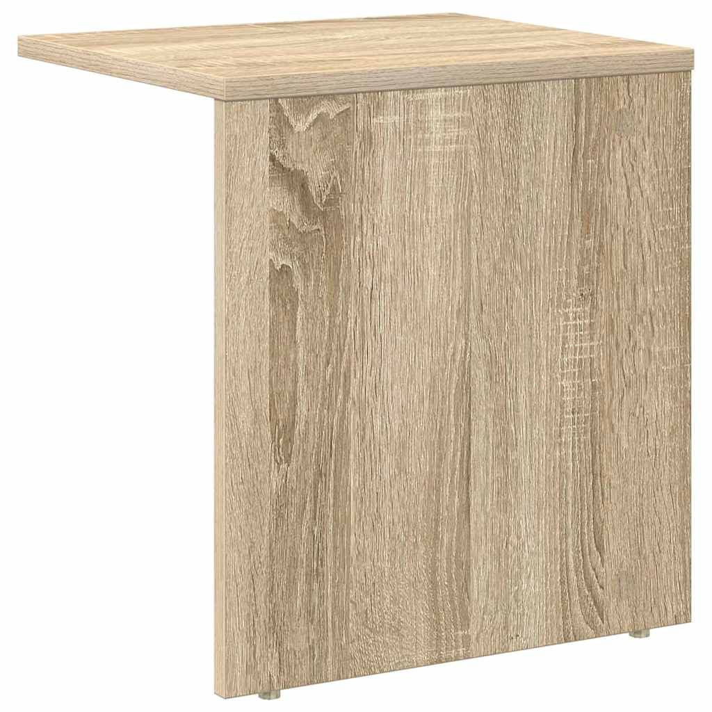 Bijzettafel Sonoma Eiken 37 x 32 x 40 cm Bewerkt hout is nu te koop bij PeponiXL, paradijselijk wonen!