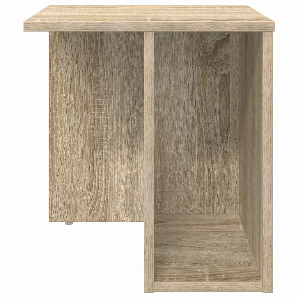 Bijzettafel 2 pcs Sonoma Eiken 37 x 32 x 40 cm Bewerkt hout is nu te koop bij PeponiXL, paradijselijk wonen!