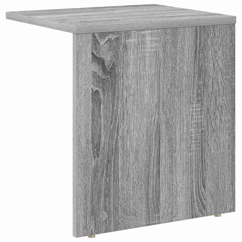 Bijzettafel Grijs Sonoma 37 x 32 x 40 cm Bewerkt hout is nu te koop bij PeponiXL, paradijselijk wonen!