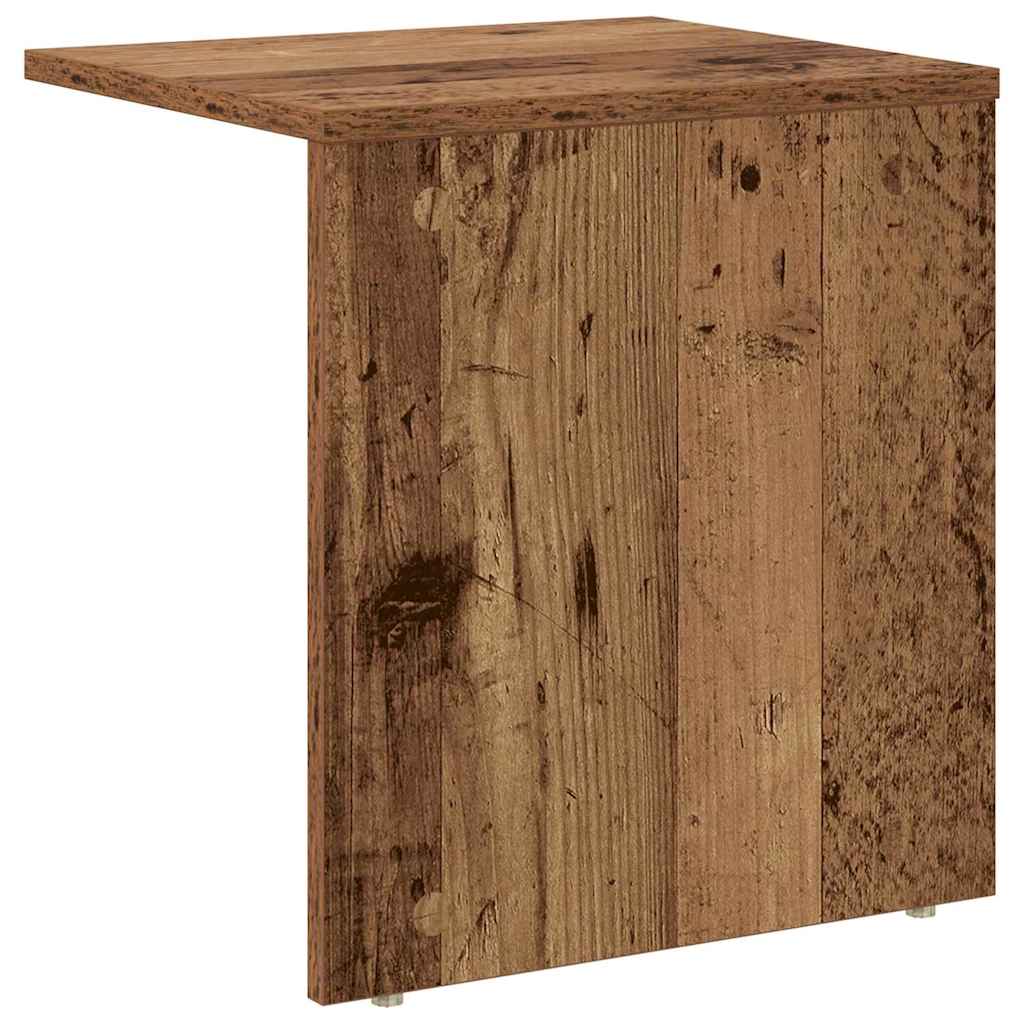 Bijzettafel Oudhout 37 x 32 x 40 cm Bewerkt hout is nu te koop bij PeponiXL, paradijselijk wonen!