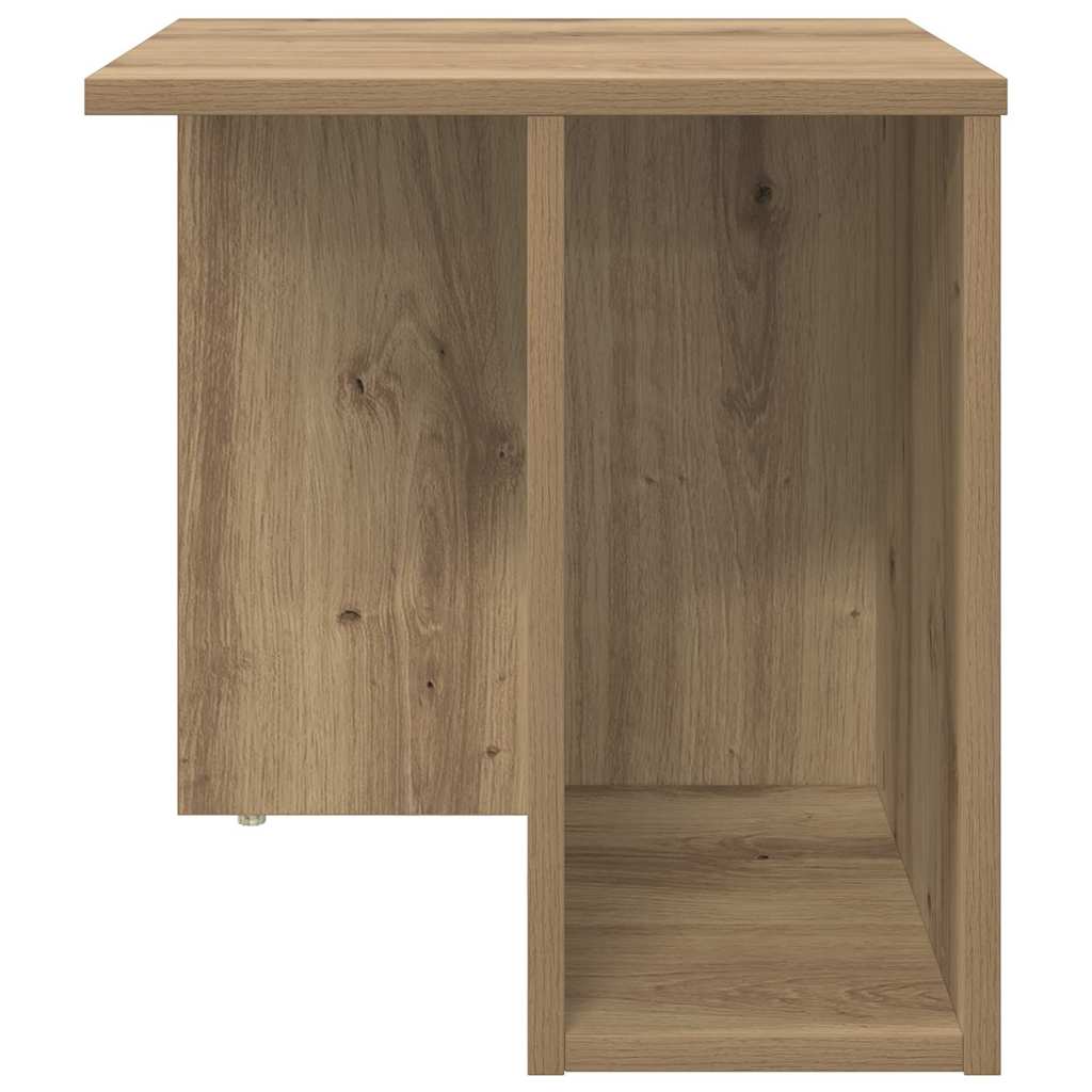 Bijzettafel Artisan Eiken 37 x 32 x 40 cm Bewerkt hout is nu te koop bij PeponiXL, paradijselijk wonen!