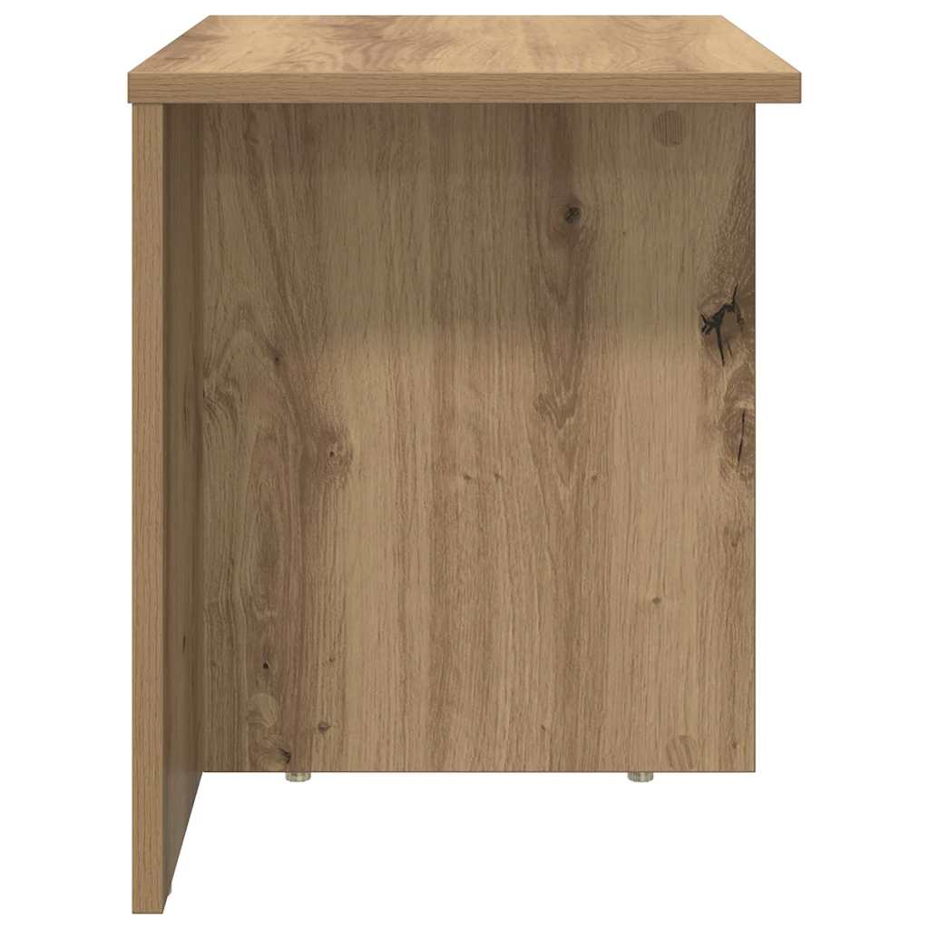 Bijzettafel Artisan Eiken 37 x 32 x 40 cm Bewerkt hout is nu te koop bij PeponiXL, paradijselijk wonen!