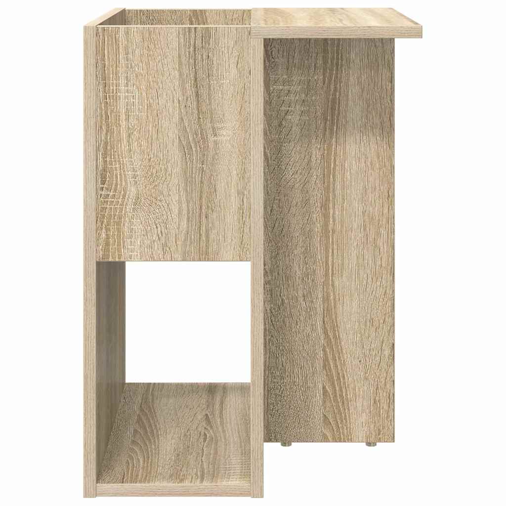 Bijzettafel Sonoma Eiken 35 x 40 x 55 cm Bewerkt hout is nu te koop bij PeponiXL, paradijselijk wonen!