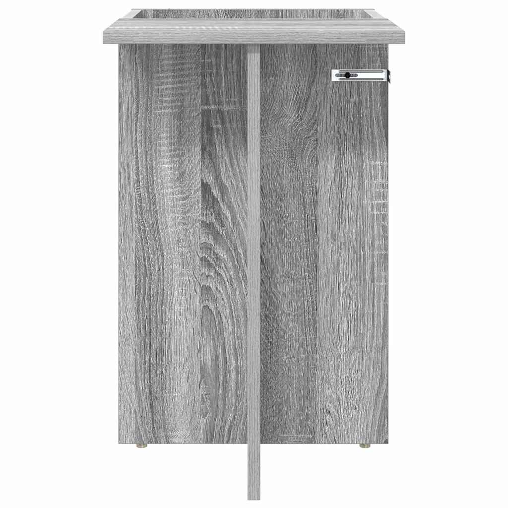 Bijzettafel Grijs Sonoma 35 x 40 x 55 cm Bewerkt hout is nu te koop bij PeponiXL, paradijselijk wonen!