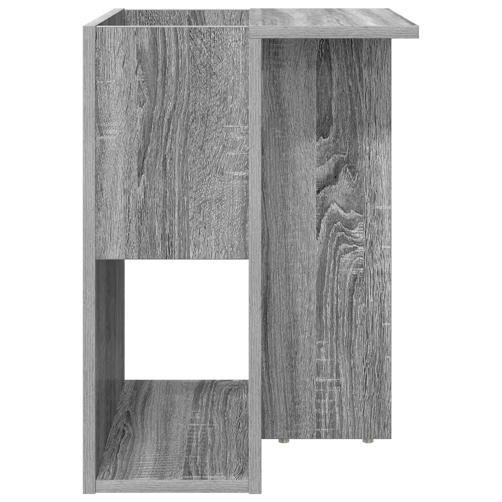 Bijzettafel Grijs Sonoma 35 x 40 x 55 cm Bewerkt hout is nu te koop bij PeponiXL, paradijselijk wonen!