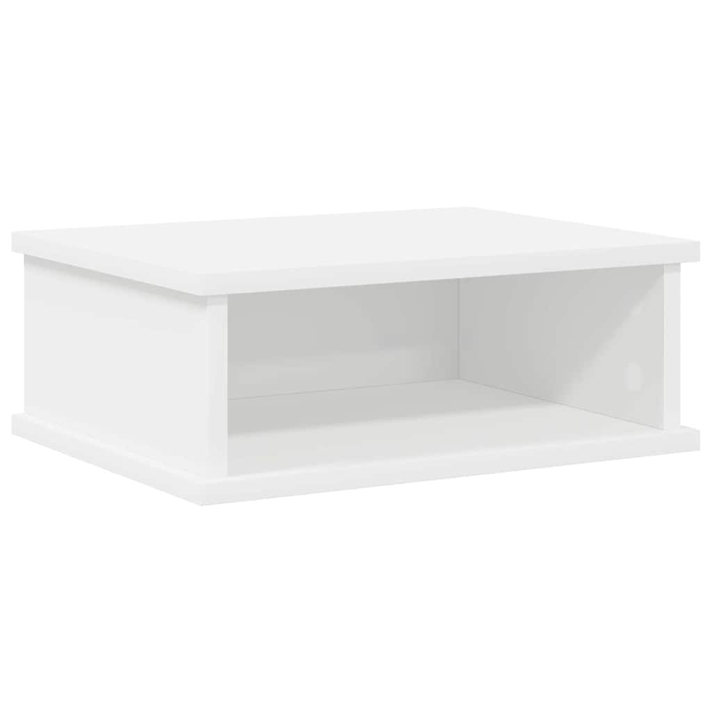 Nachtkastje Wit 40 x 31 x 15 cm Bewerkt hout is nu te koop bij PeponiXL, paradijselijk wonen!