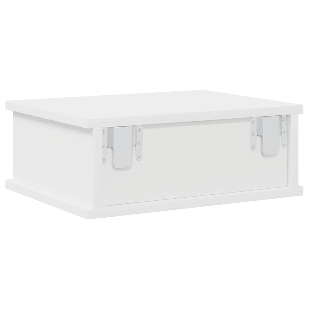 Nachtkastje 2 pcs Wit 40 x 31 x 15 cm Bewerkt hout is nu te koop bij PeponiXL, paradijselijk wonen!