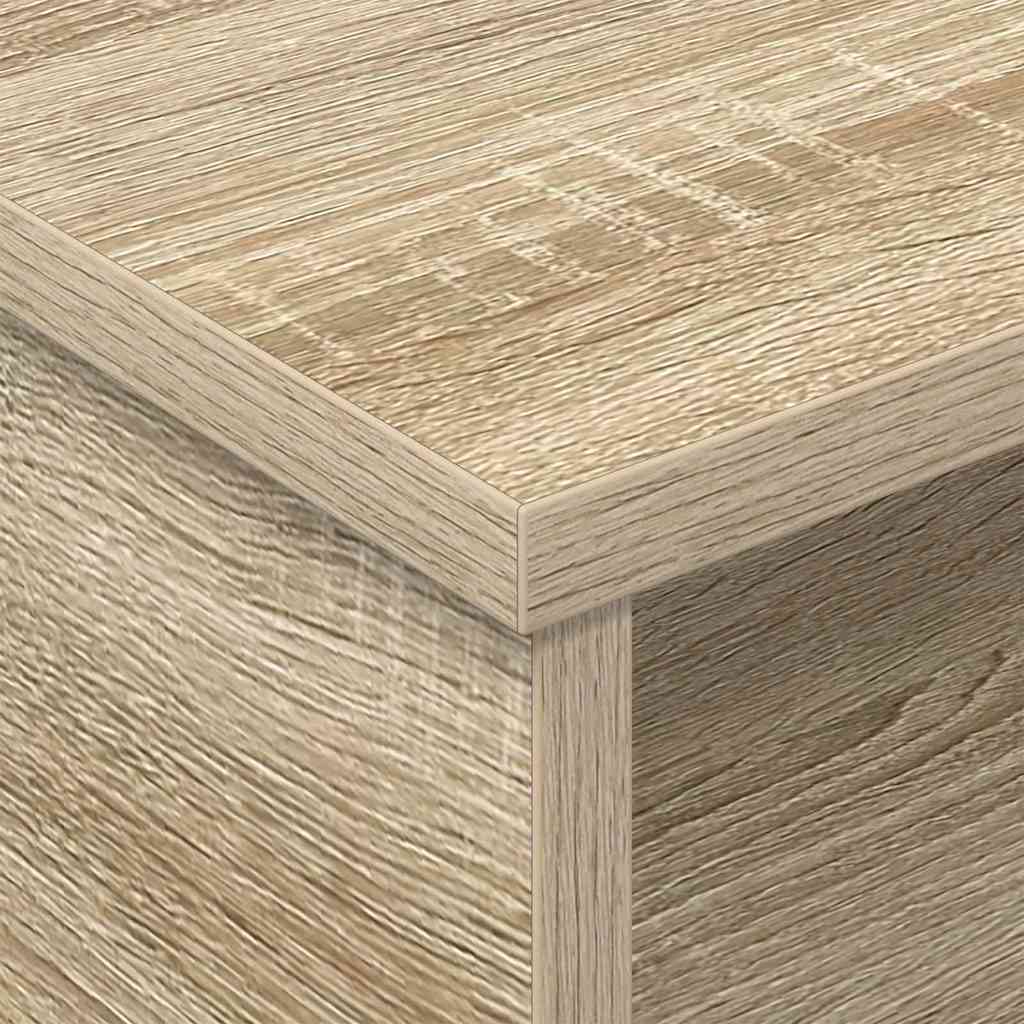 Nachtkastje Sonoma Eiken 40 x 31 x 15 cm Bewerkt hout is nu te koop bij PeponiXL, paradijselijk wonen!
