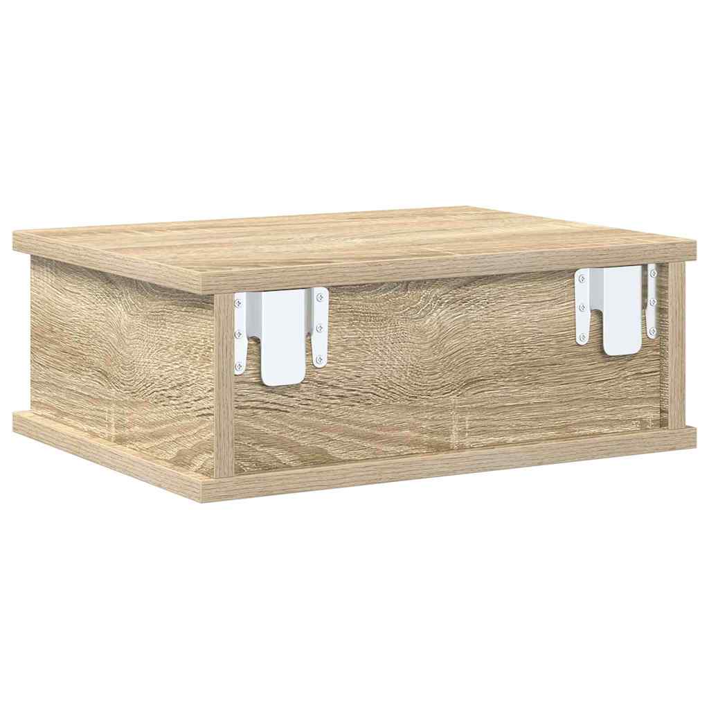 Nachtkastje Sonoma Eiken 40 x 31 x 15 cm Bewerkt hout is nu te koop bij PeponiXL, paradijselijk wonen!