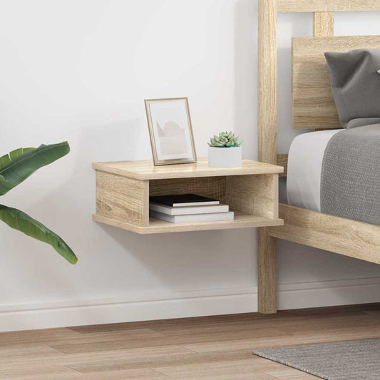 Nachtkastje 2 pcs Sonoma Eiken 40 x 31 x 15 cm Bewerkt hout is nu te koop bij PeponiXL, paradijselijk wonen!