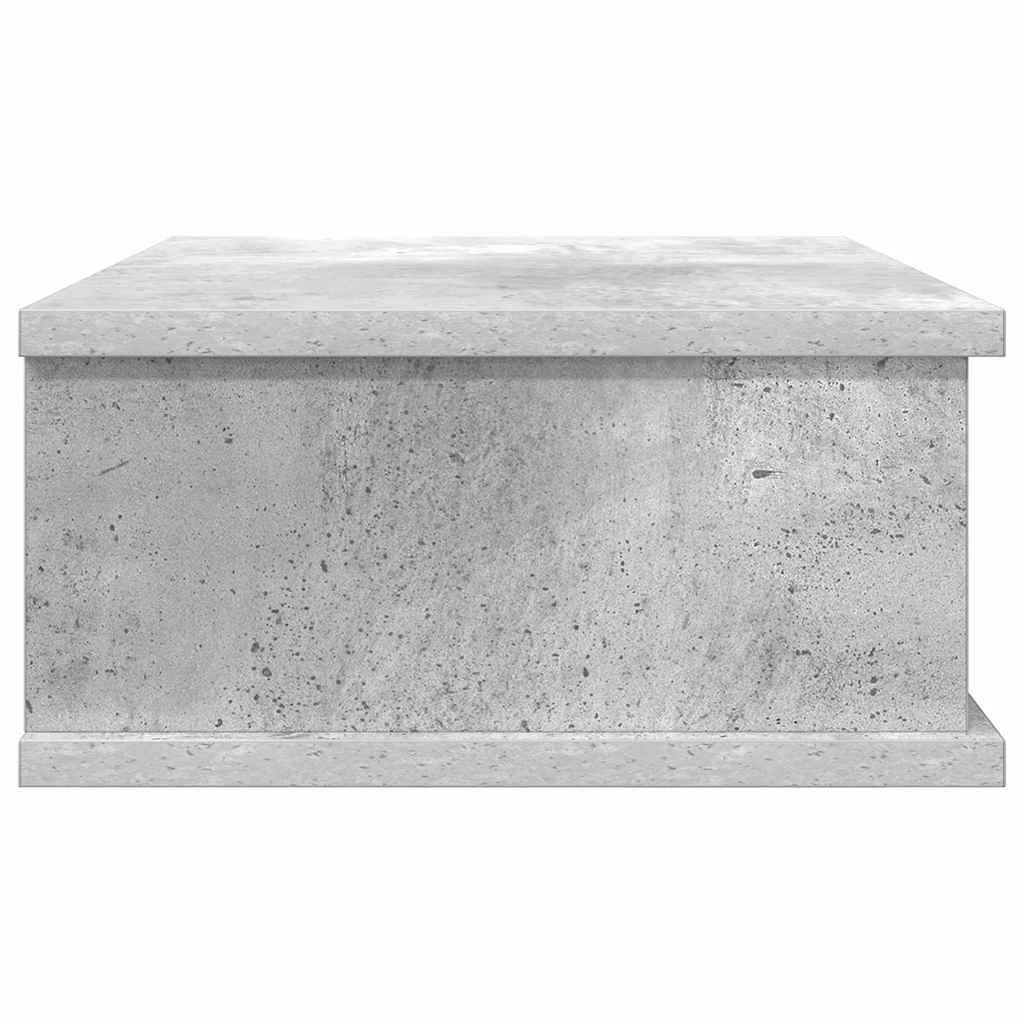 Nachtkastje Beton Grijs 40 x 31 x 15 cm Bewerkt hout is nu te koop bij PeponiXL, paradijselijk wonen!