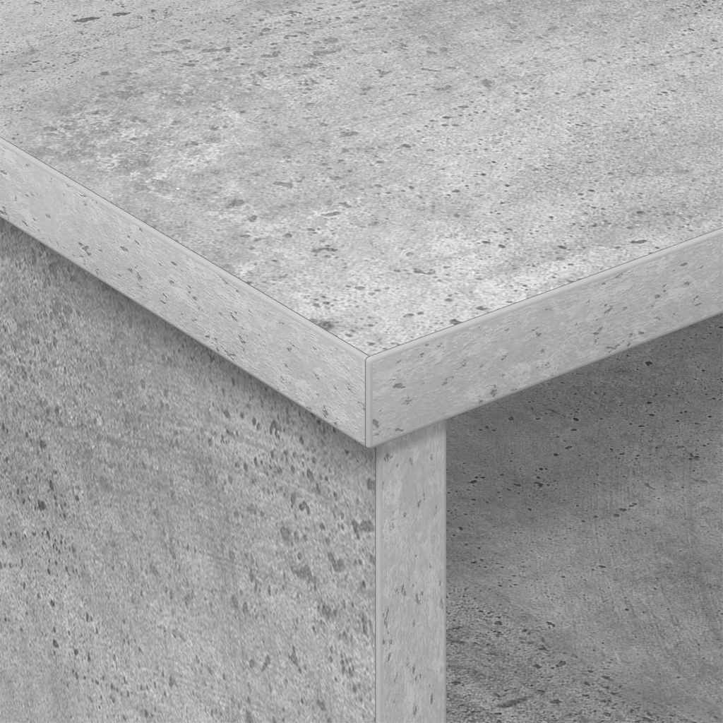 Nachtkastje 2 pcs Beton Grijs 40 x 31 x 15 cm Bewerkt hout is nu te koop bij PeponiXL, paradijselijk wonen!