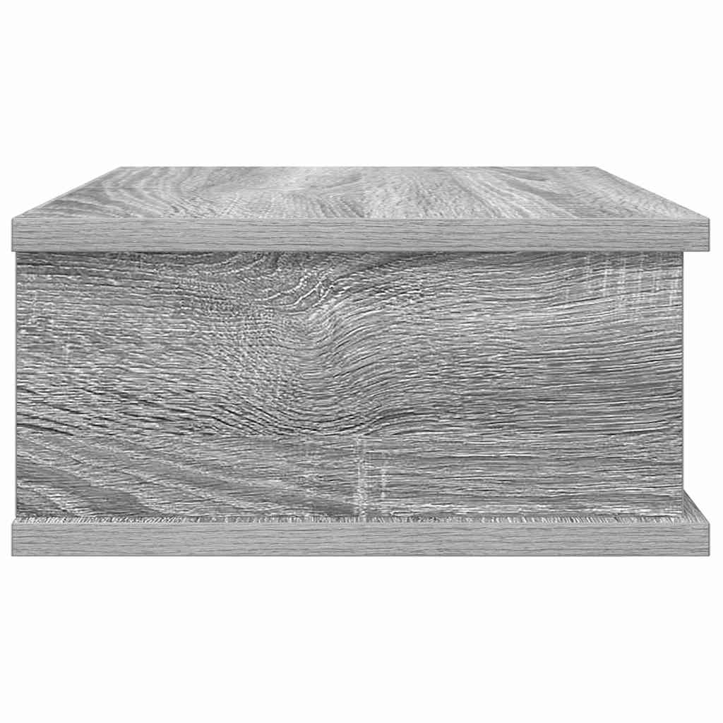 Nachtkastje Grijs Sonoma 40 x 31 x 15 cm Bewerkt hout is nu te koop bij PeponiXL, paradijselijk wonen!
