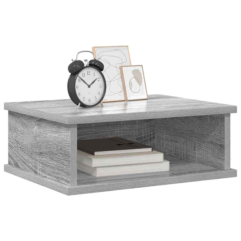 Nachtkastje 2 pcs Grijs Sonoma 40 x 31 x 15 cm Bewerkt hout is nu te koop bij PeponiXL, paradijselijk wonen!