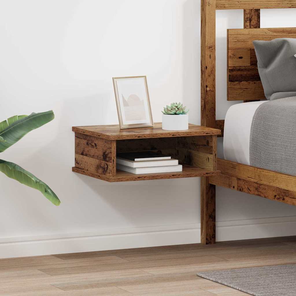 Nachtkastje 2 pcs Oudhout 40 x 31 x 15 cm Bewerkt hout is nu te koop bij PeponiXL, paradijselijk wonen!