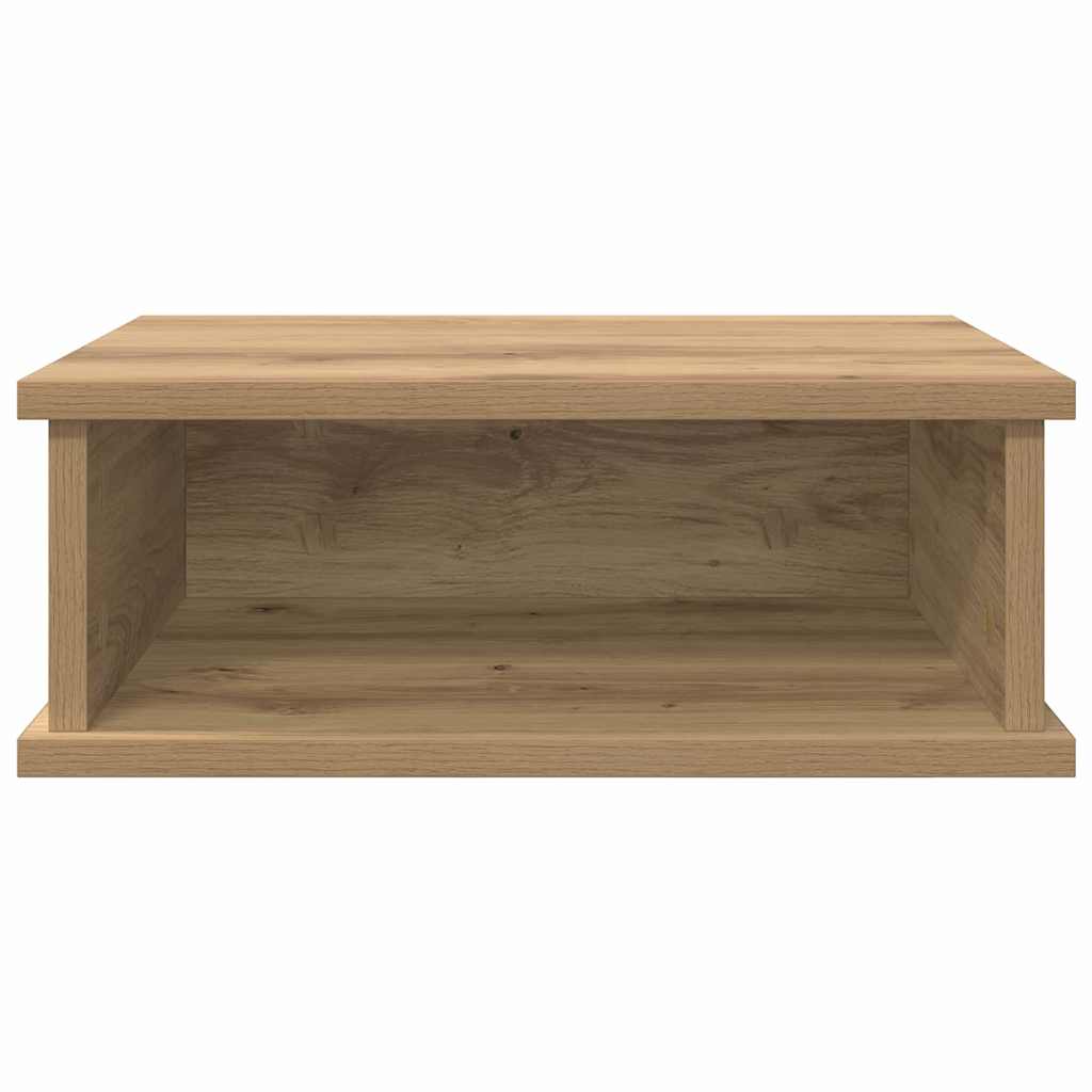Nachtkastje 2 pcs Artisan Eiken 40 x 31 x 15 cm Bewerkt hout is nu te koop bij PeponiXL, paradijselijk wonen!