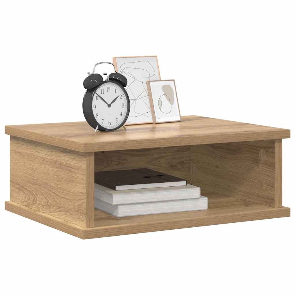 Nachtkastje 2 pcs Artisan Eiken 40 x 31 x 15 cm Bewerkt hout is nu te koop bij PeponiXL, paradijselijk wonen!