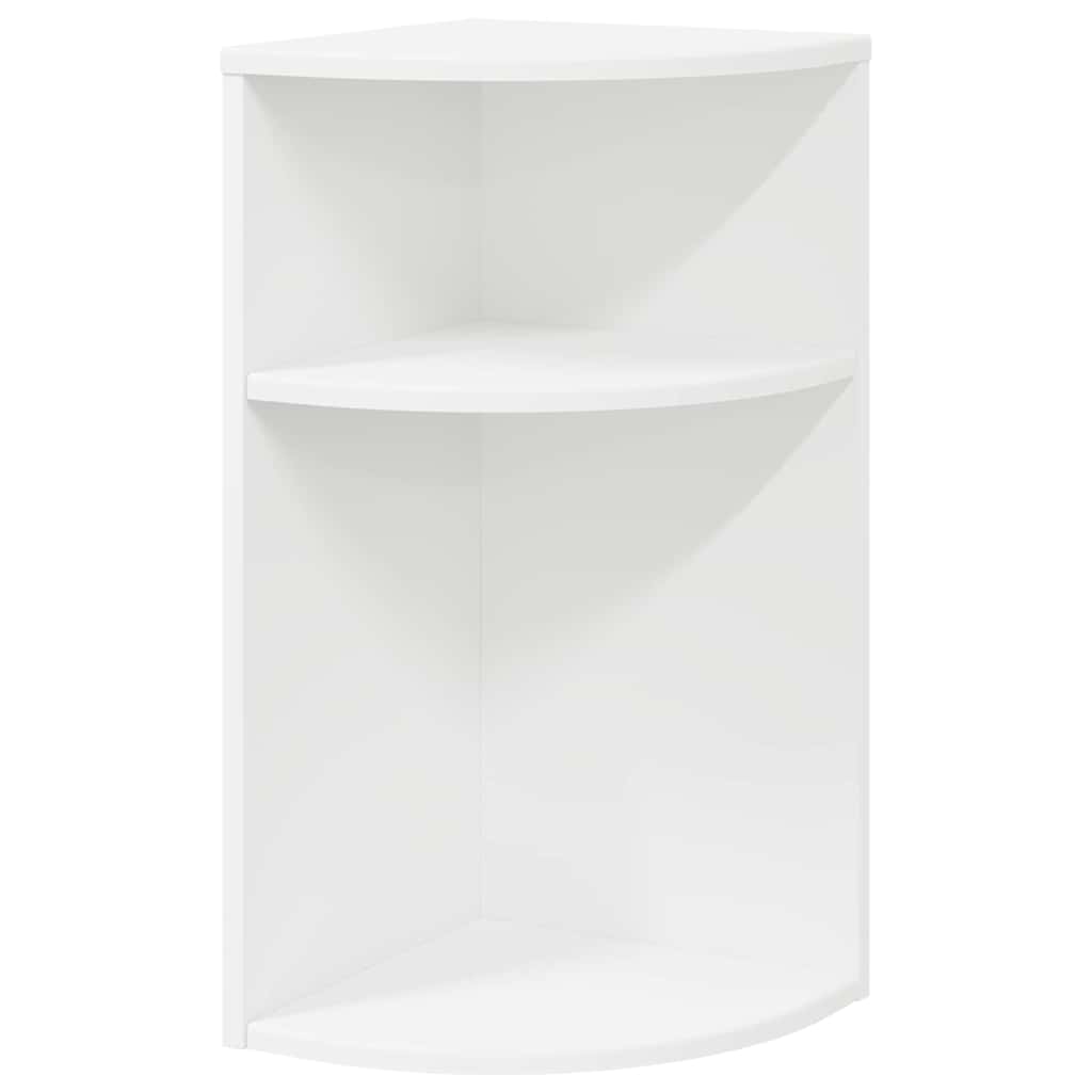 Bijzettafel Wit 29,6 x 29,6 x 60 cm Bewerkt hout is nu te koop bij PeponiXL, paradijselijk wonen!