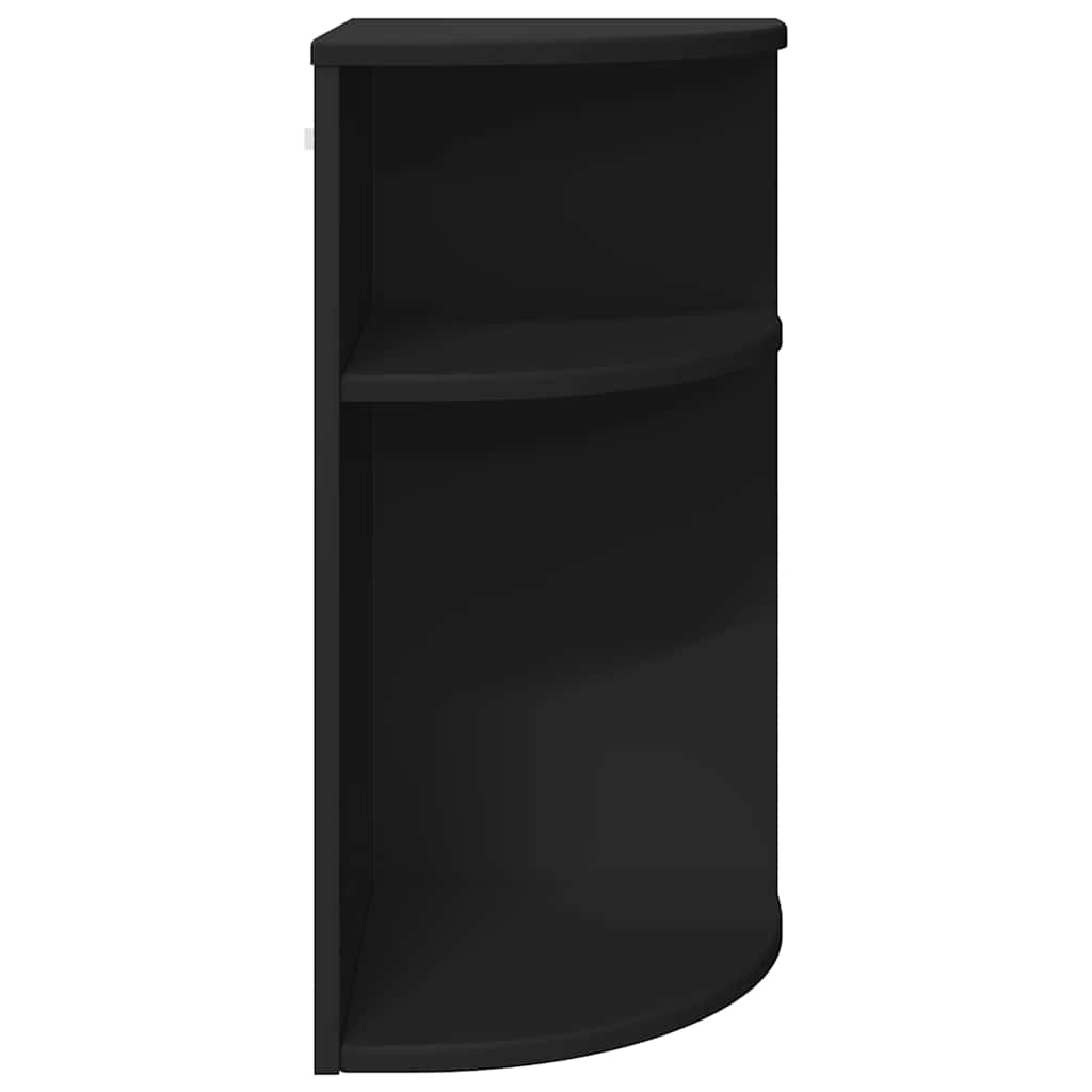 Bijzettafel Zwart 29,6 x 29,6 x 60 cm Bewerkt hout is nu te koop bij PeponiXL, paradijselijk wonen!