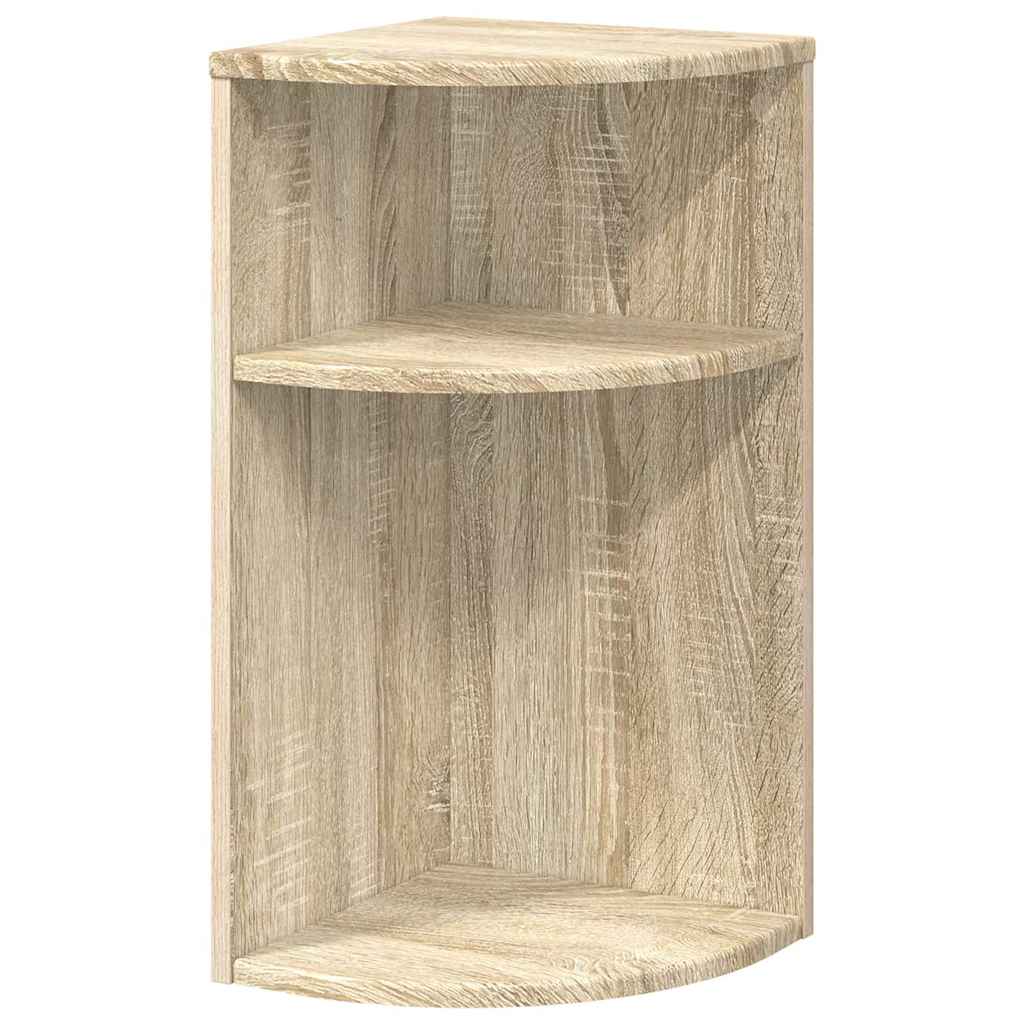 Bijzettafel Sonoma Eiken 29,6 x 29,6 x 60 cm Bewerkt hout is nu te koop bij PeponiXL, paradijselijk wonen!