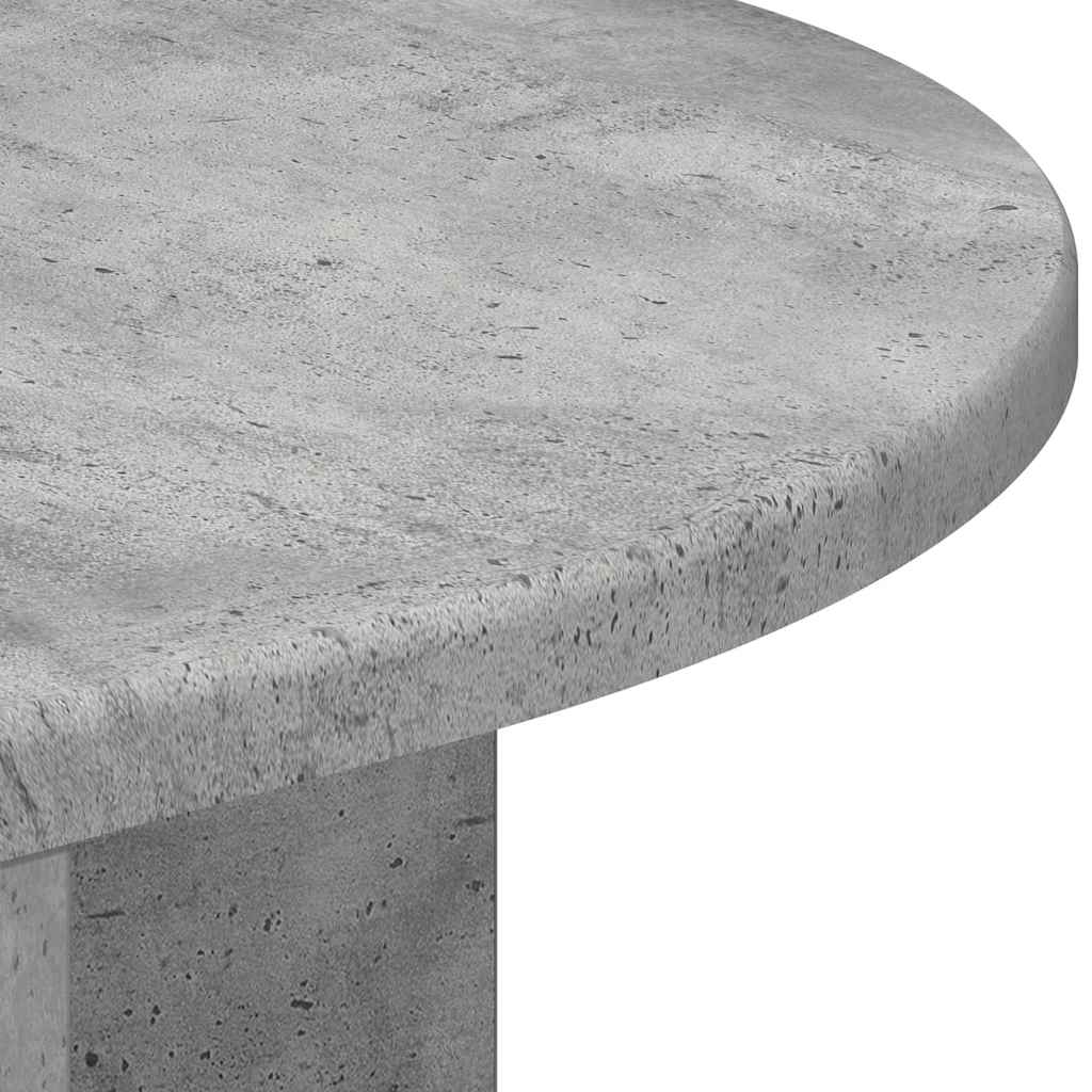 Bijzettafel Beton Grijs 29,6 x 29,6 x 60 cm Bewerkt hout is nu te koop bij PeponiXL, paradijselijk wonen!