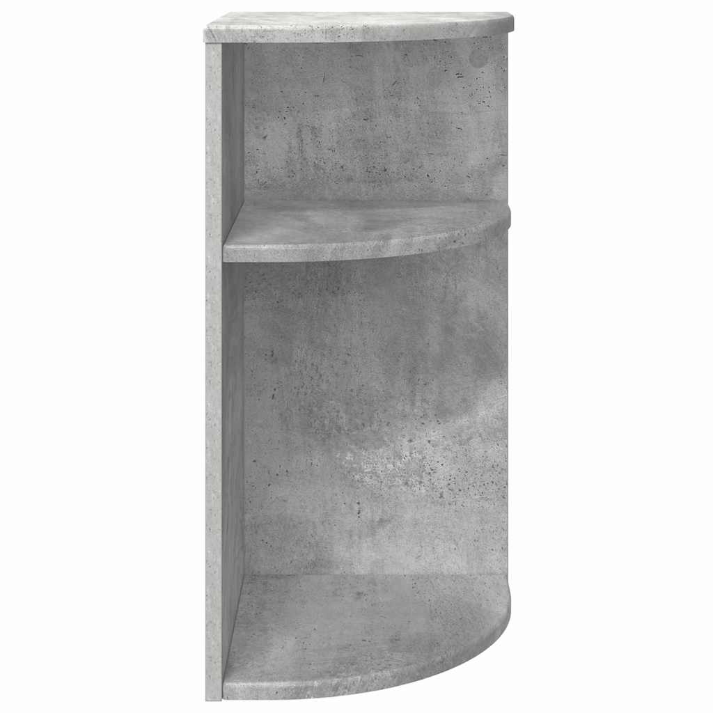 Bijzettafel Beton Grijs 29,6 x 29,6 x 60 cm Bewerkt hout is nu te koop bij PeponiXL, paradijselijk wonen!