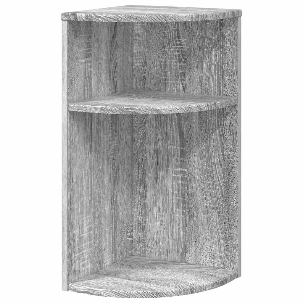 Bijzettafel Grijs Sonoma 29,6 x 29,6 x 60 cm Bewerkt hout is nu te koop bij PeponiXL, paradijselijk wonen!