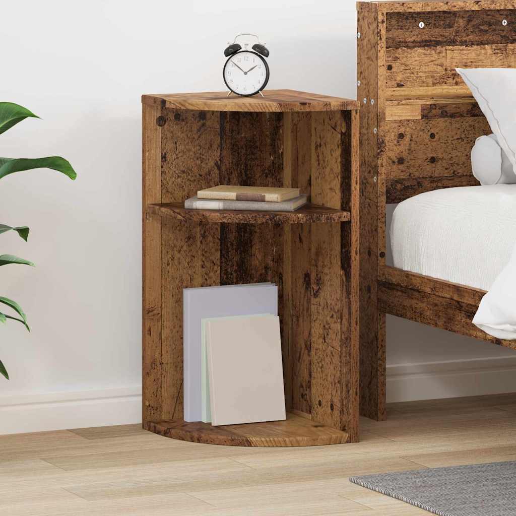 Bijzettafel Oudhout 29,6 x 29,6 x 60 cm Bewerkt hout is nu te koop bij PeponiXL, paradijselijk wonen!