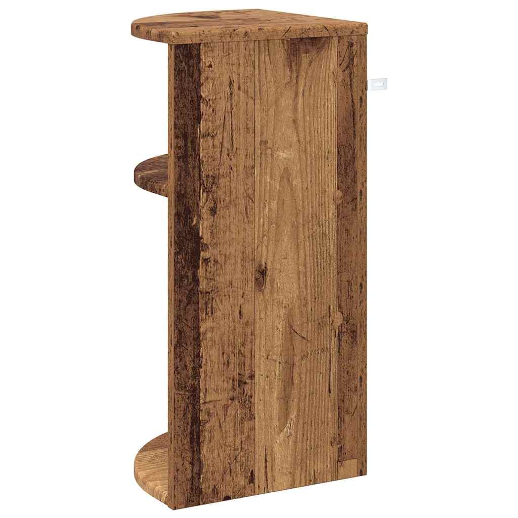Bijzettafel Oudhout 29,6 x 29,6 x 60 cm Bewerkt hout is nu te koop bij PeponiXL, paradijselijk wonen!