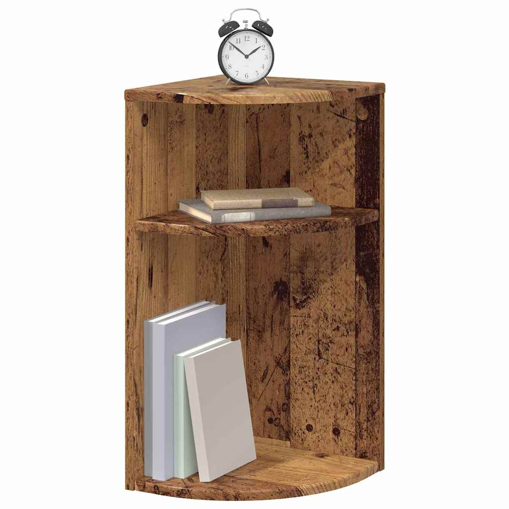Bijzettafel Oudhout 29,6 x 29,6 x 60 cm Bewerkt hout is nu te koop bij PeponiXL, paradijselijk wonen!