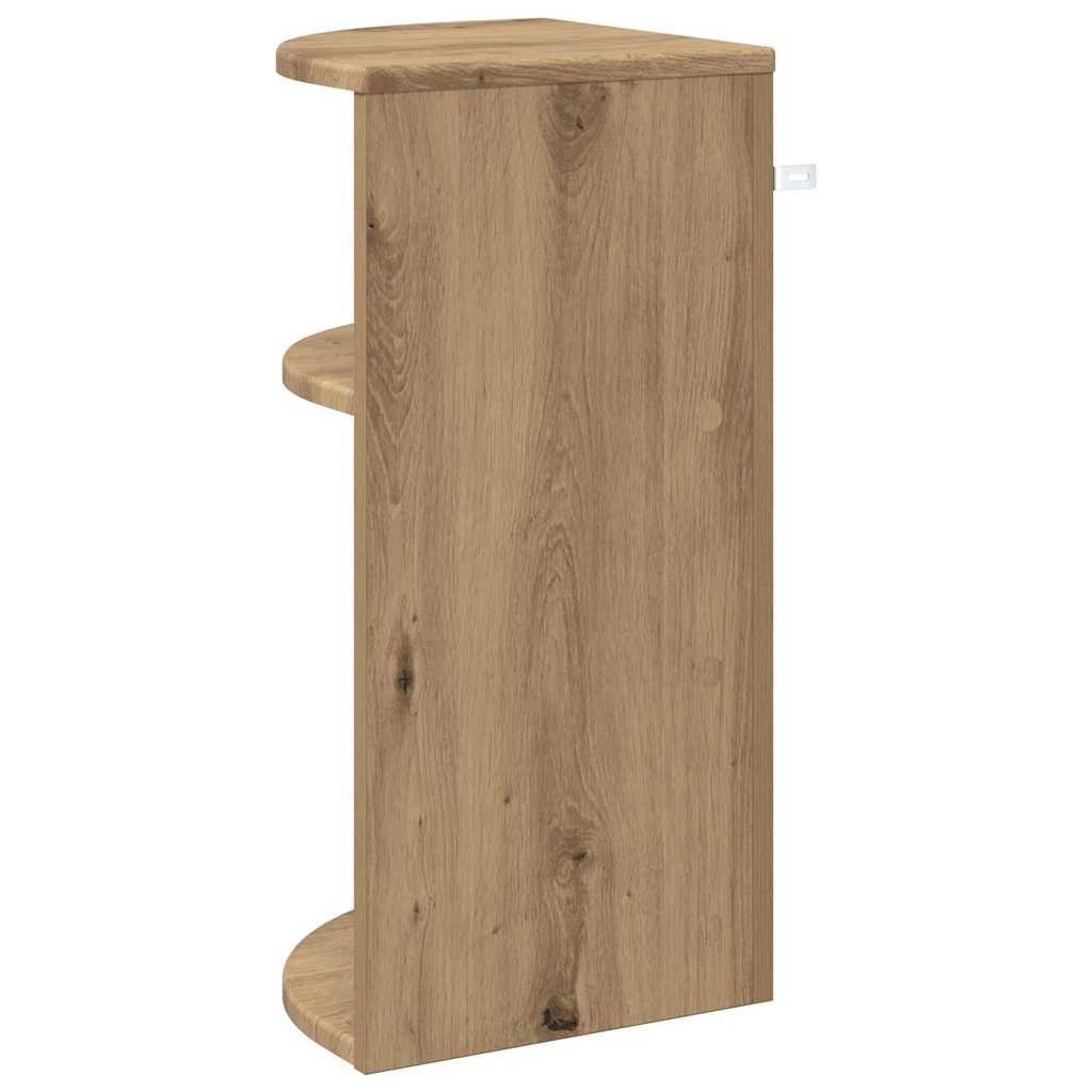 Bijzettafel Artisan Eiken 29,6 x 29,6 x 60 cm Bewerkt hout is nu te koop bij PeponiXL, paradijselijk wonen!