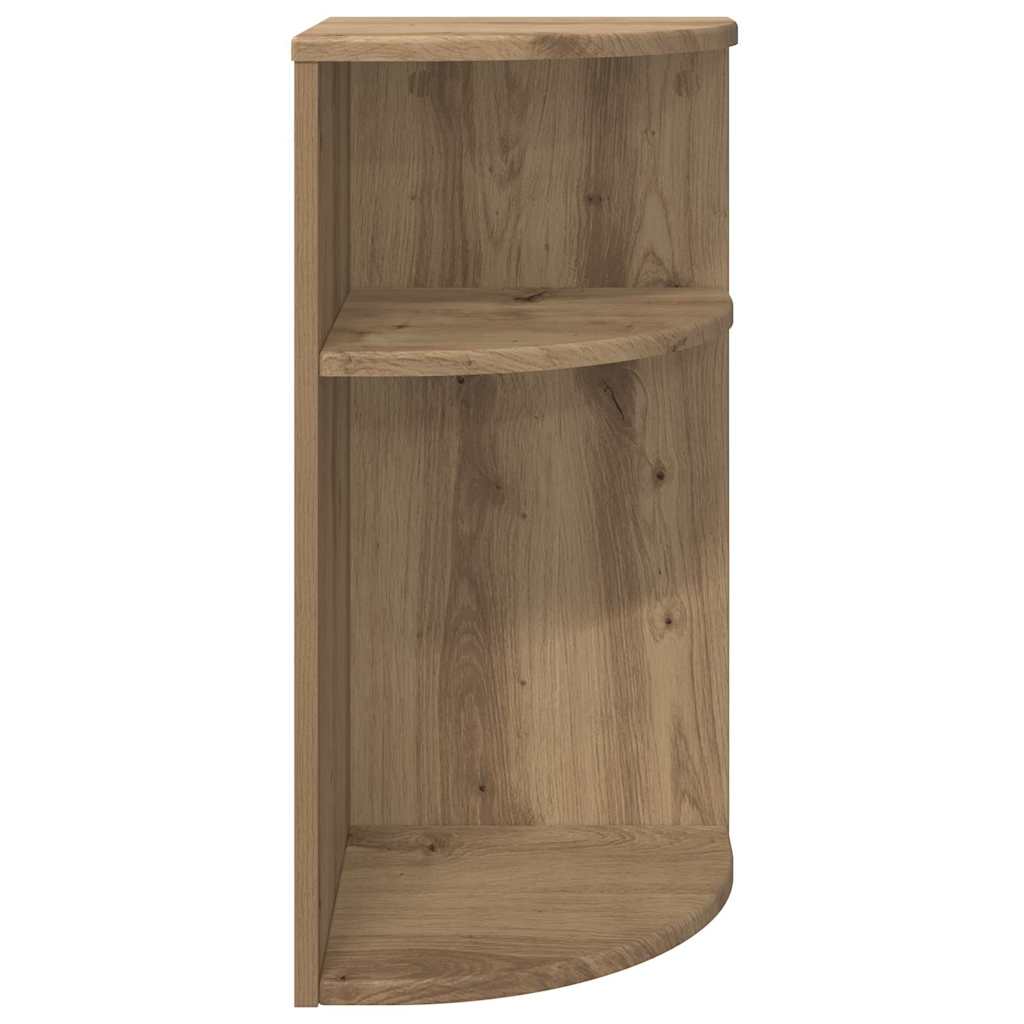 Bijzettafel Artisan Eiken 29,6 x 29,6 x 60 cm Bewerkt hout is nu te koop bij PeponiXL, paradijselijk wonen!