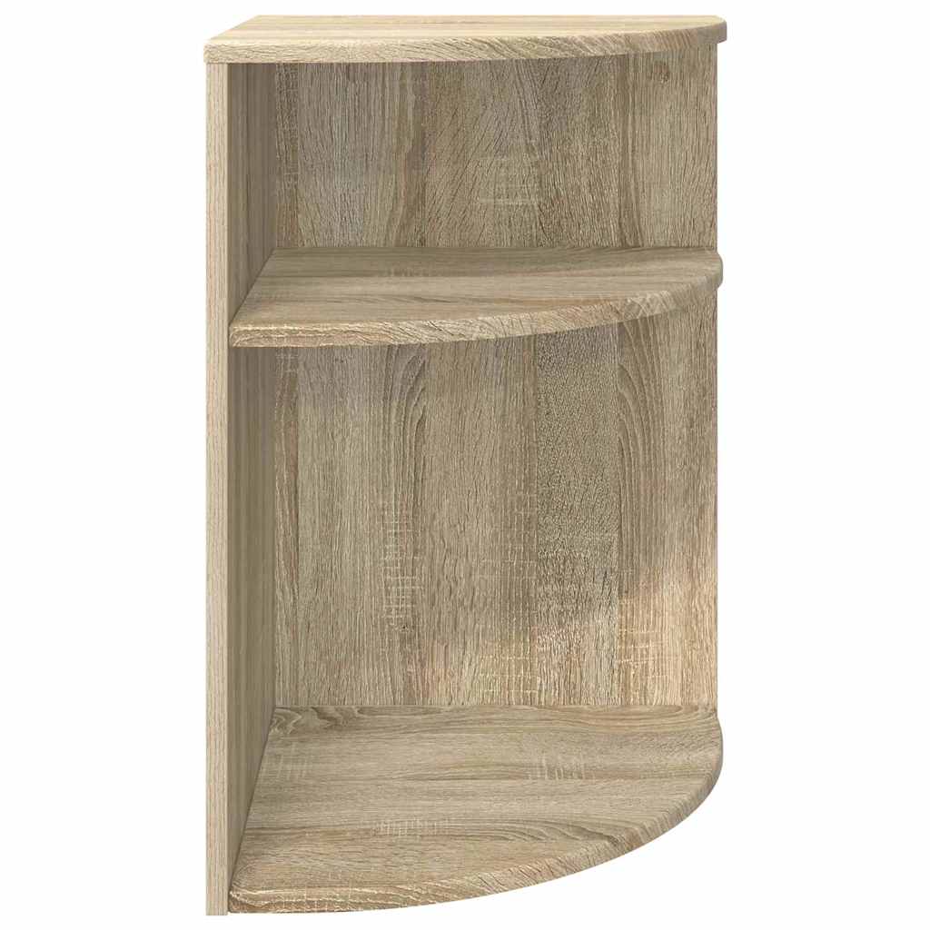 Bijzettafel Sonoma Eiken 39,7 x 39,7 x 60 cm Bewerkt hout is nu te koop bij PeponiXL, paradijselijk wonen!