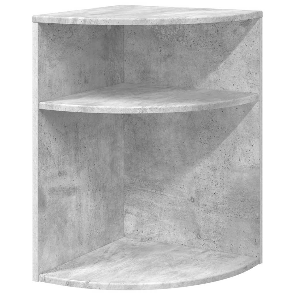 Bijzettafel Beton Grijs 39,7 x 39,7 x 60 cm Bewerkt hout is nu te koop bij PeponiXL, paradijselijk wonen!