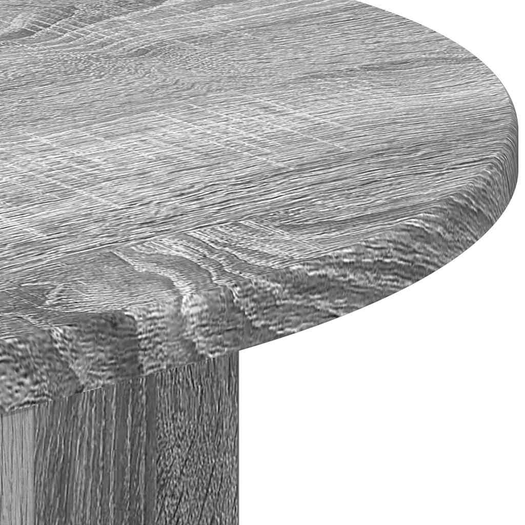 Bijzettafel Grijs Sonoma 39,7 x 39,7 x 60 cm Bewerkt hout is nu te koop bij PeponiXL, paradijselijk wonen!