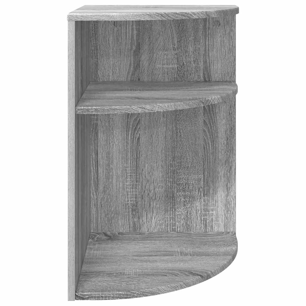 Bijzettafel Grijs Sonoma 39,7 x 39,7 x 60 cm Bewerkt hout is nu te koop bij PeponiXL, paradijselijk wonen!