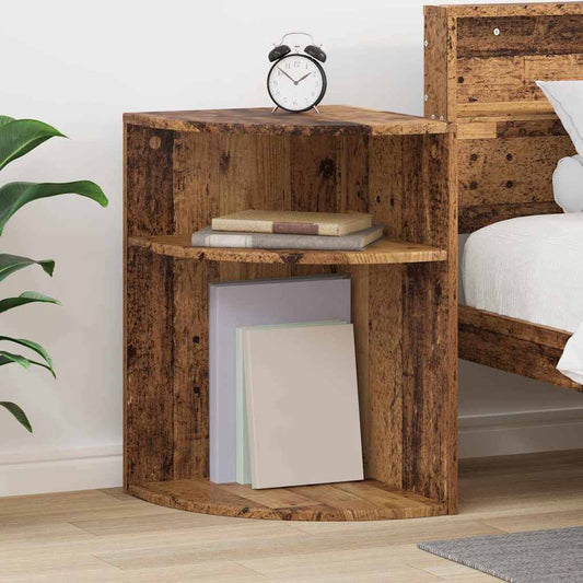 Bijzettafel Oudhout 39,7 x 39,7 x 60 cm Bewerkt hout is nu te koop bij PeponiXL, paradijselijk wonen!