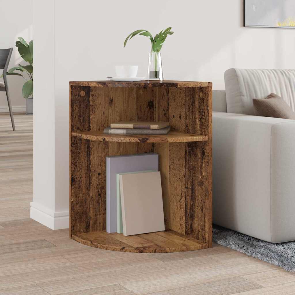 Bijzettafel Oudhout 39,7 x 39,7 x 60 cm Bewerkt hout is nu te koop bij PeponiXL, paradijselijk wonen!