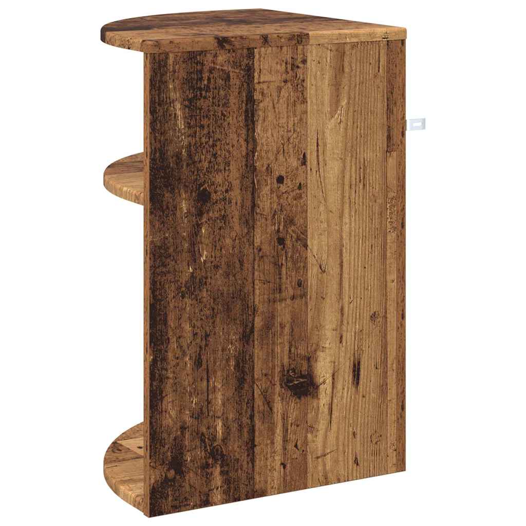 Bijzettafel Oudhout 39,7 x 39,7 x 60 cm Bewerkt hout is nu te koop bij PeponiXL, paradijselijk wonen!