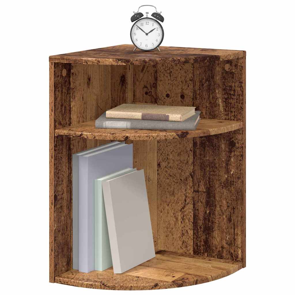 Bijzettafel Oudhout 39,7 x 39,7 x 60 cm Bewerkt hout is nu te koop bij PeponiXL, paradijselijk wonen!