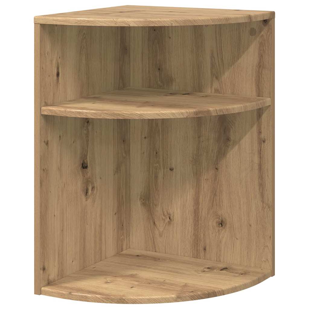 Bijzettafel Artisan Eiken 39,7 x 39,7 x 60 cm Bewerkt hout is nu te koop bij PeponiXL, paradijselijk wonen!