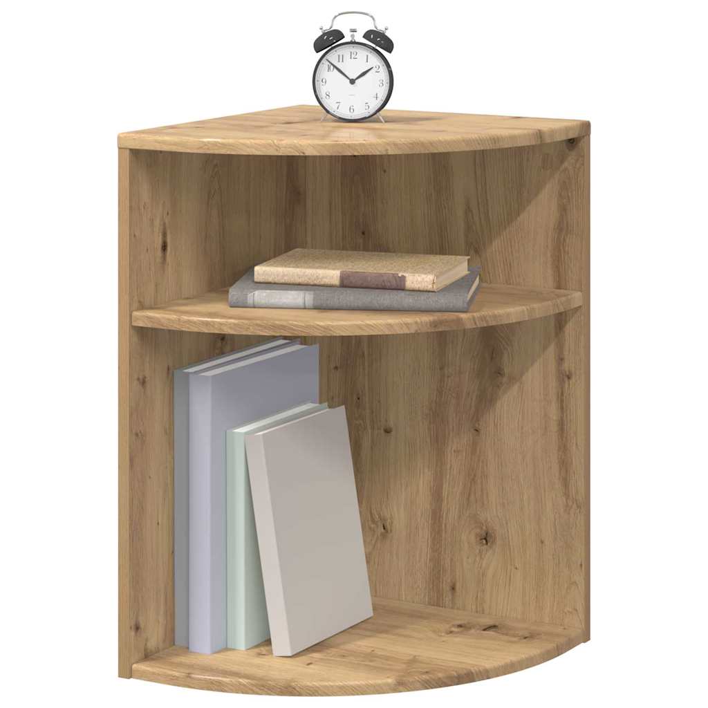 Bijzettafel Artisan Eiken 39,7 x 39,7 x 60 cm Bewerkt hout is nu te koop bij PeponiXL, paradijselijk wonen!