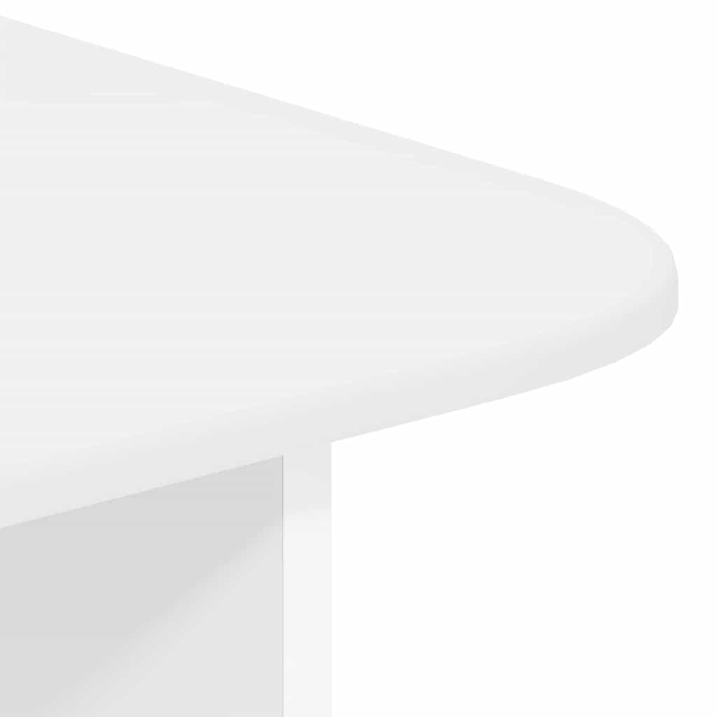 Salontafel Wit 93 x 53 x 33 cm Bewerkt hout is nu te koop bij PeponiXL, paradijselijk wonen!