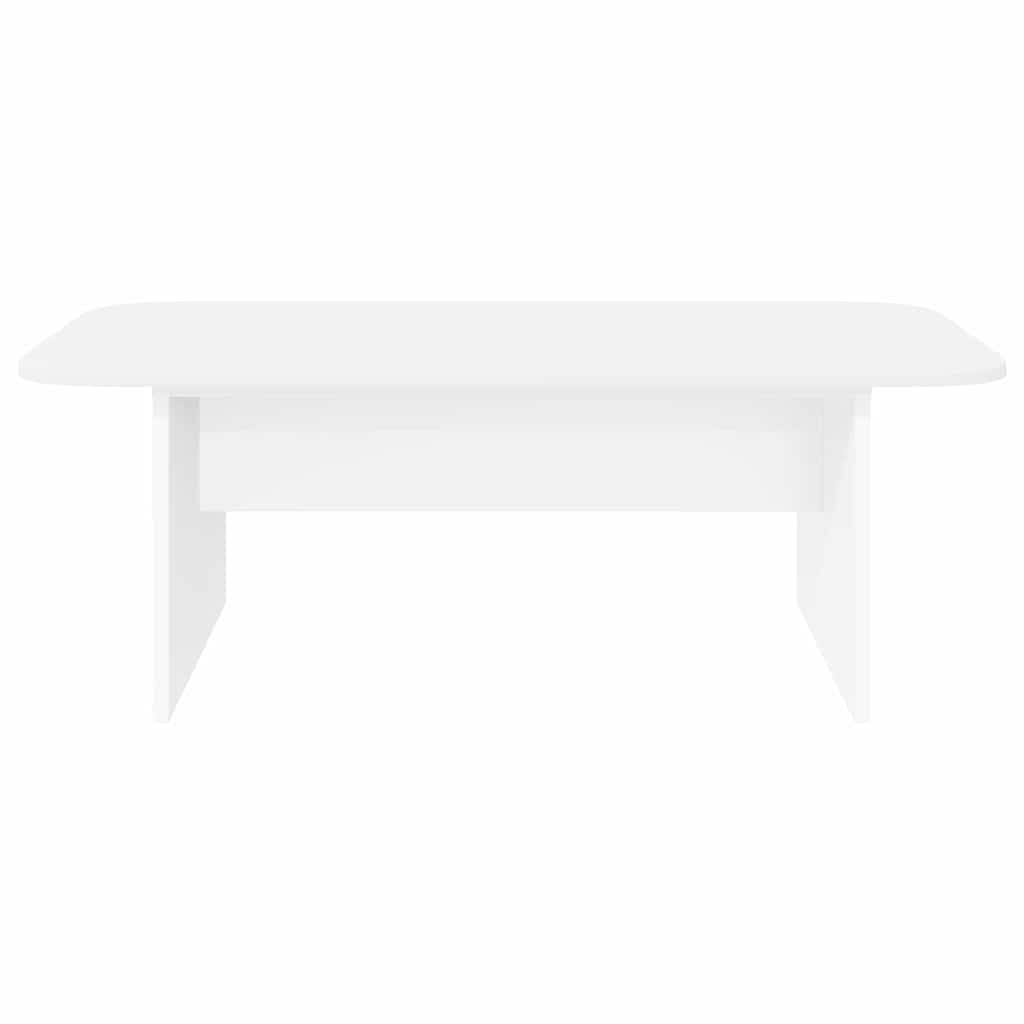 Salontafel Wit 93 x 53 x 33 cm Bewerkt hout is nu te koop bij PeponiXL, paradijselijk wonen!
