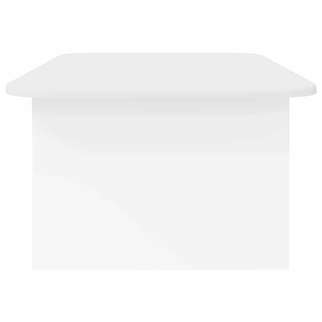 Salontafel Wit 93 x 53 x 33 cm Bewerkt hout is nu te koop bij PeponiXL, paradijselijk wonen!