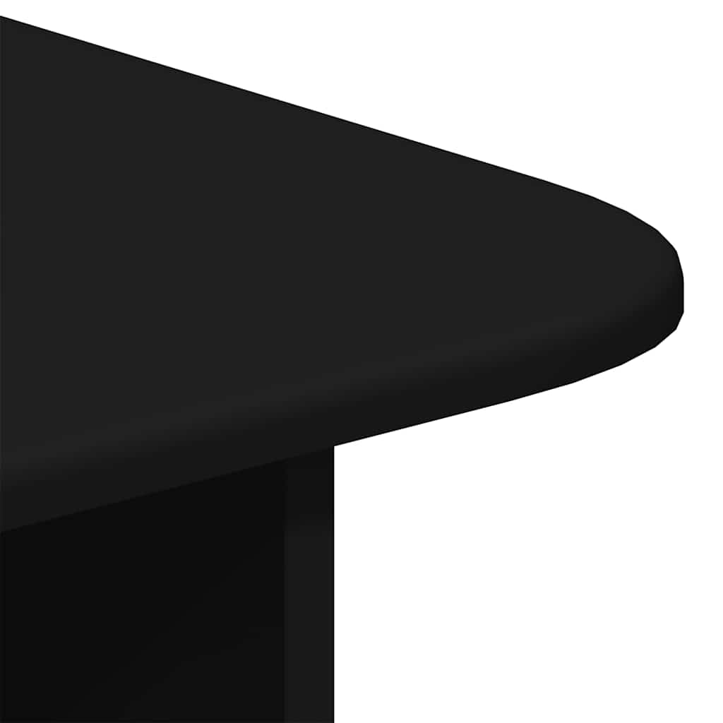 Salontafel Zwart 93 x 53 x 33 cm Bewerkt hout is nu te koop bij PeponiXL, paradijselijk wonen!
